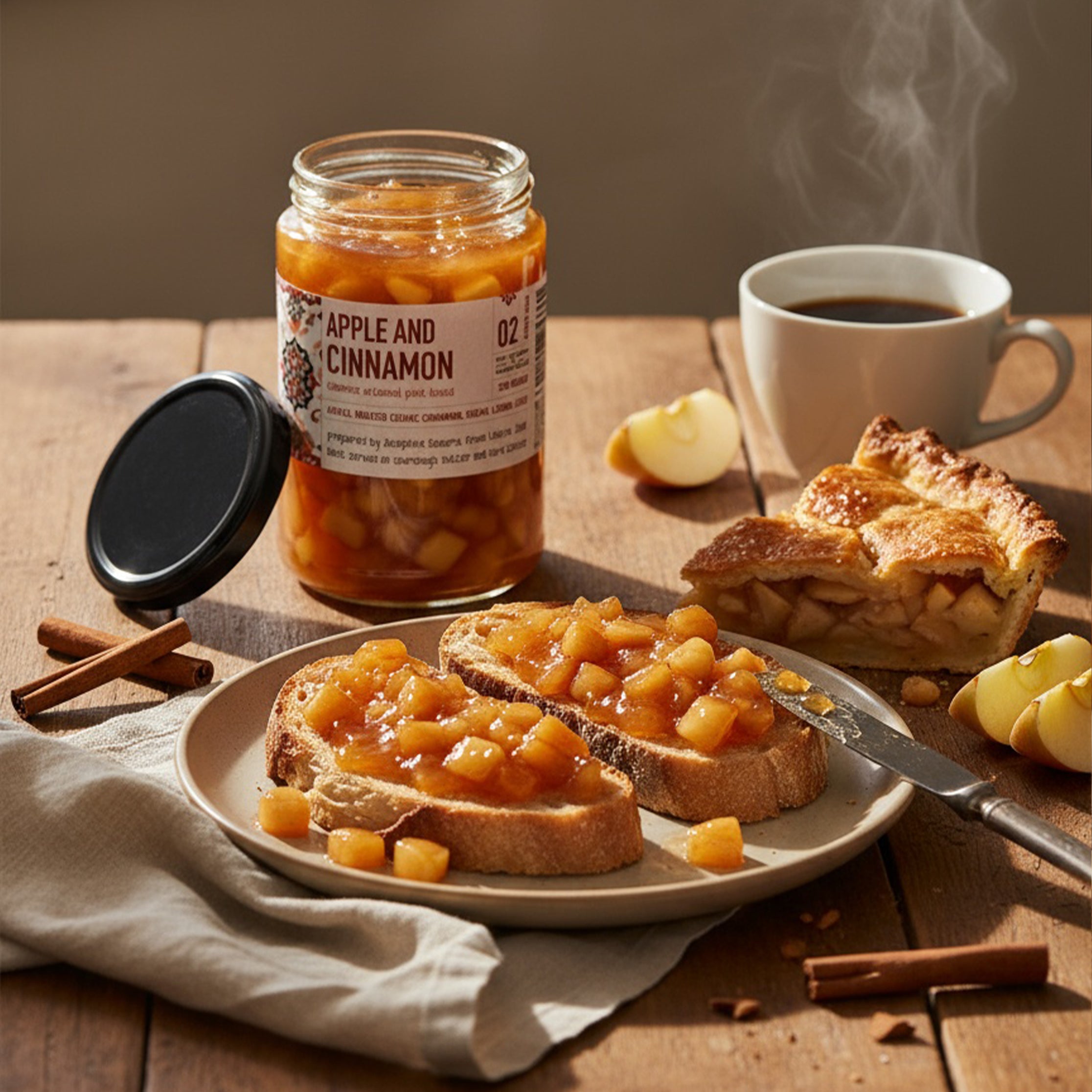 Apple, Cinnamon and Vanilla Jam