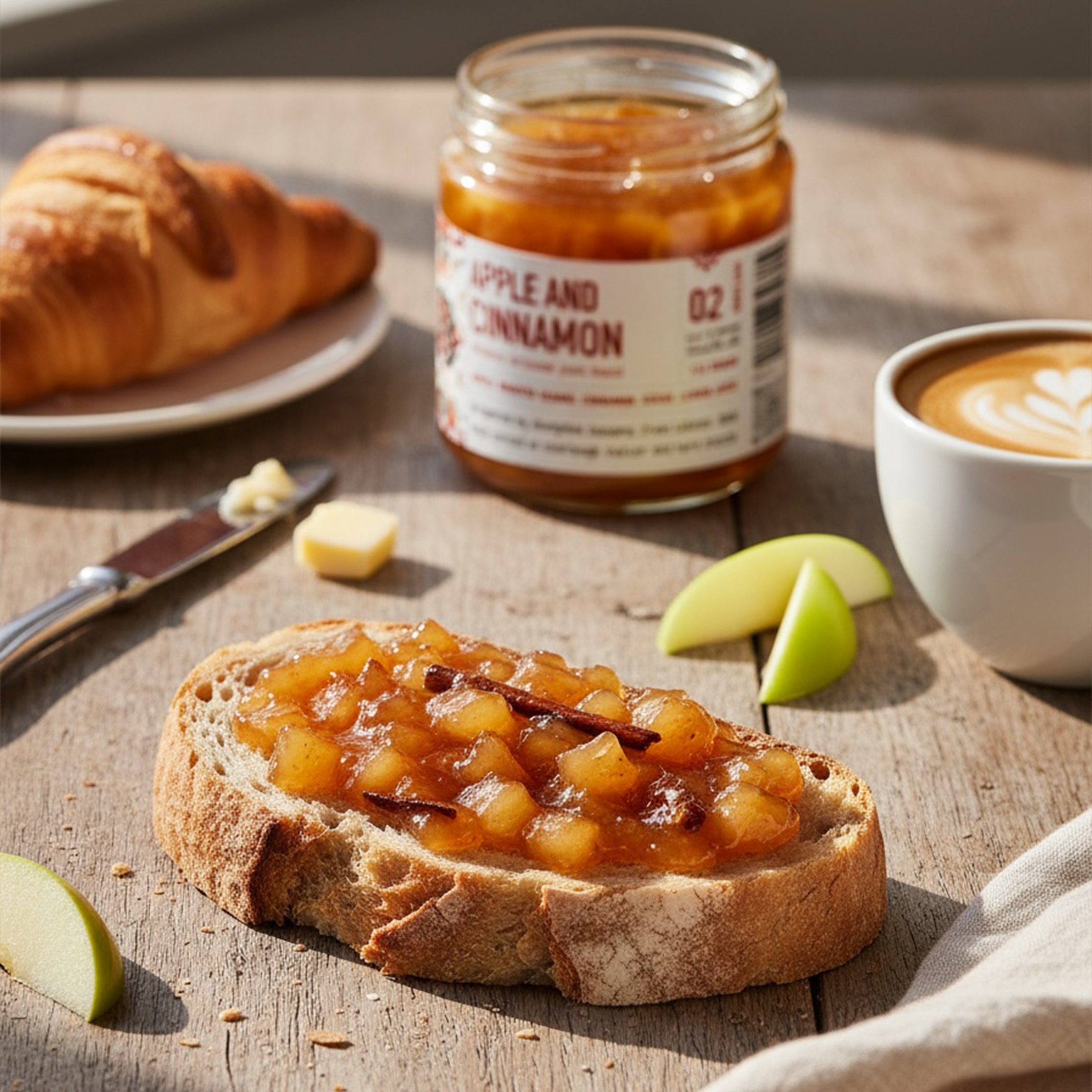 Apple, Cinnamon and Vanilla Jam