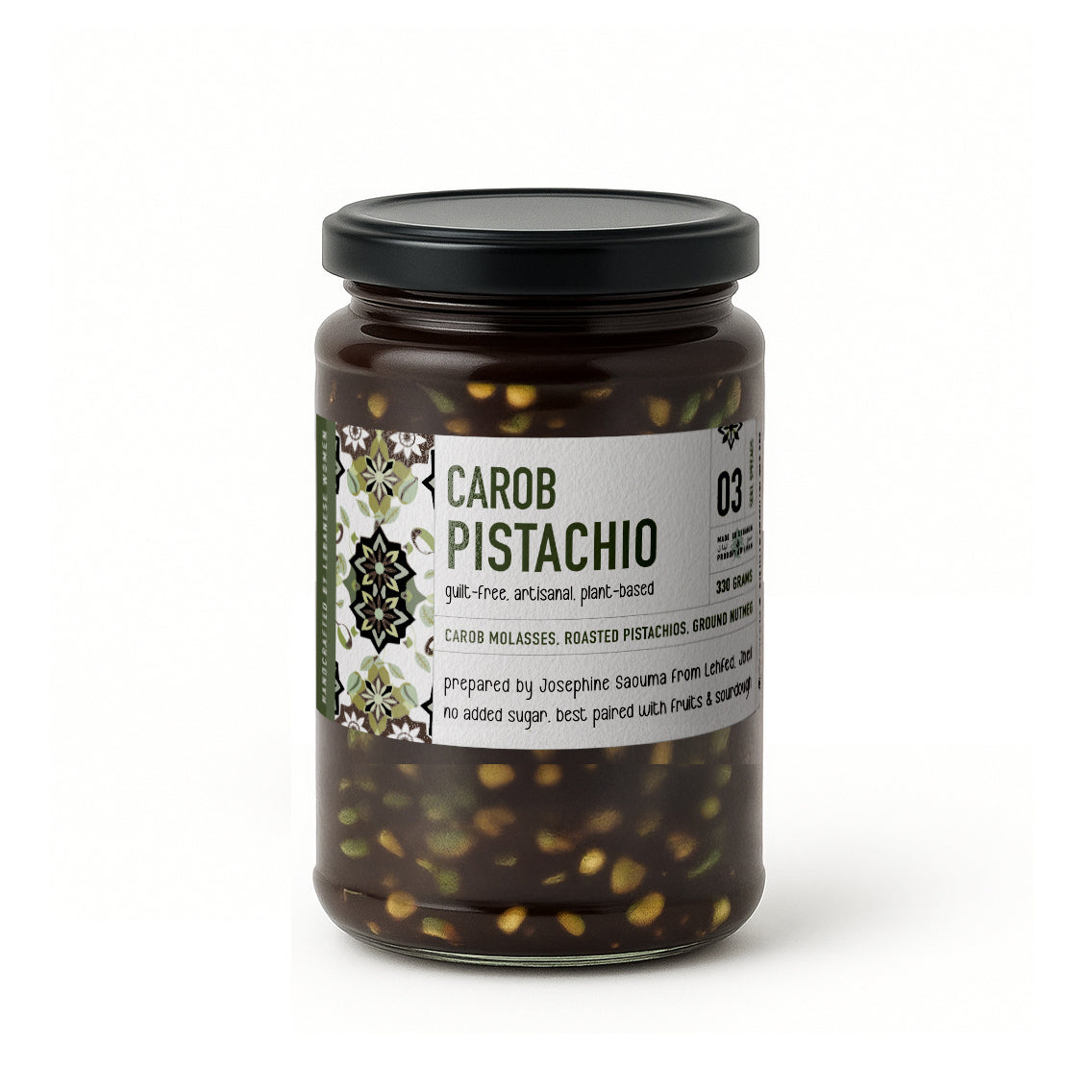 Carob Pistachio Spread