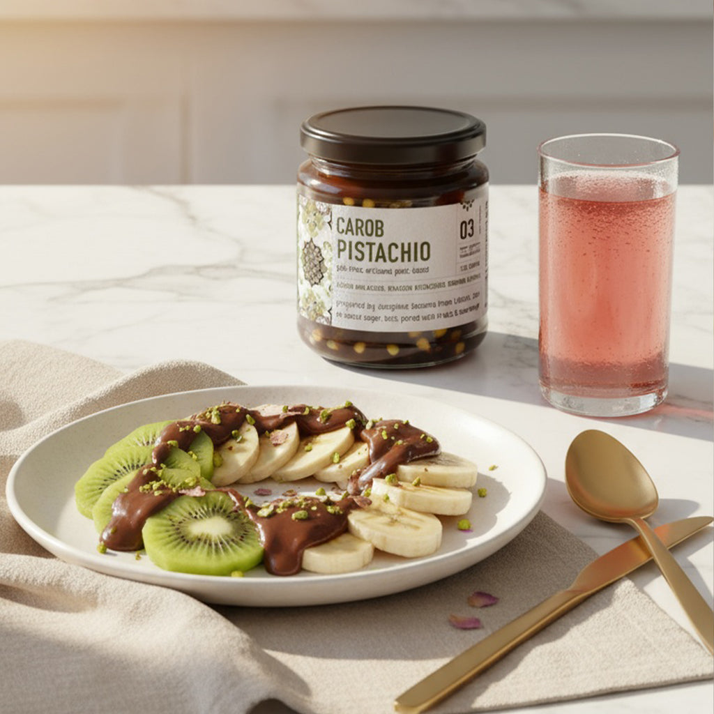 Carob Pistachio Spread