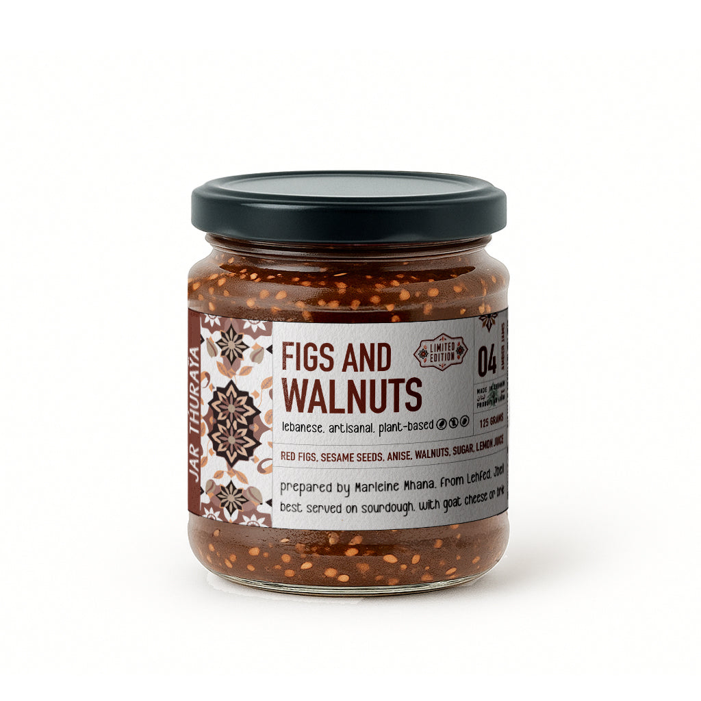 Red Figs and Walnuts Jam