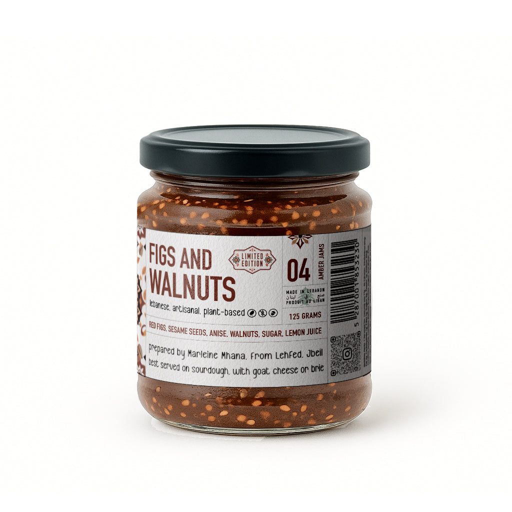 Red Figs and Walnuts Jam