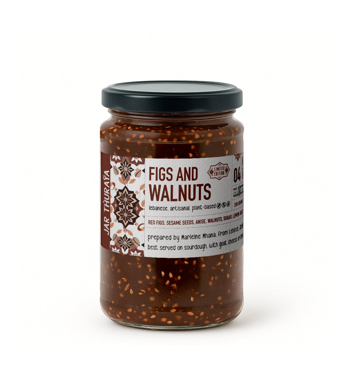 Red Figs and Walnuts Jam