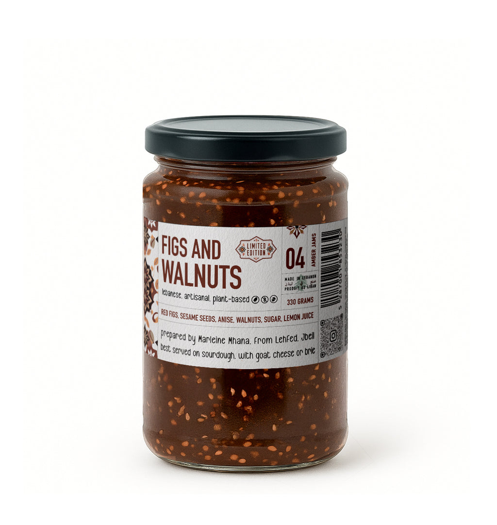 Red Figs and Walnuts Jam
