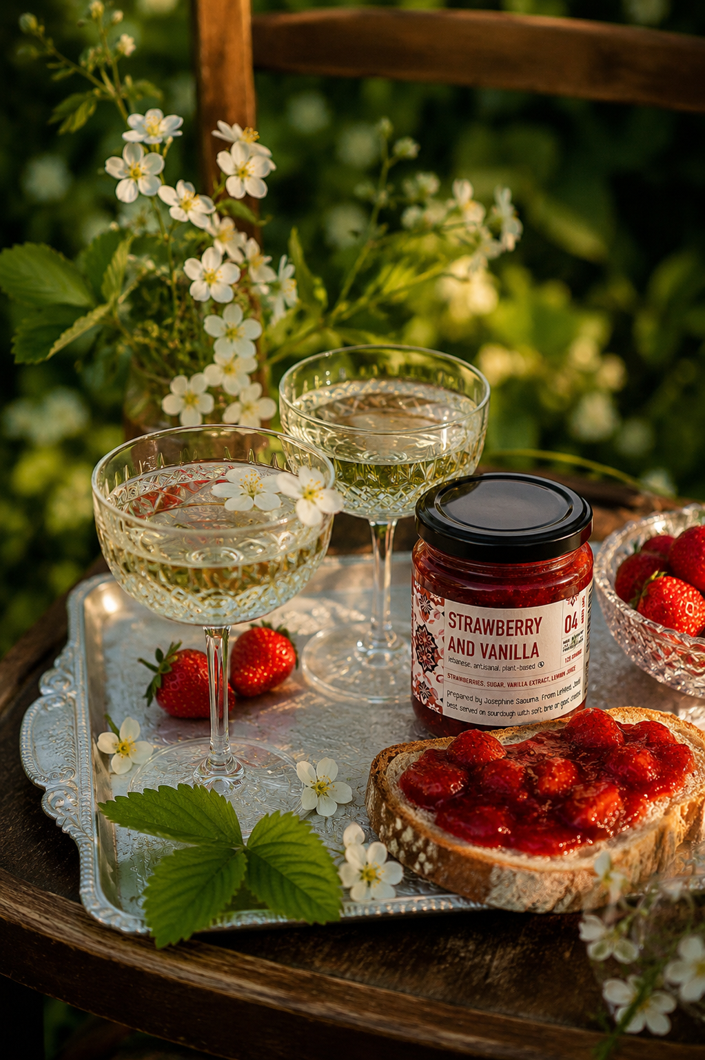 Strawberry and Vanilla Jam
