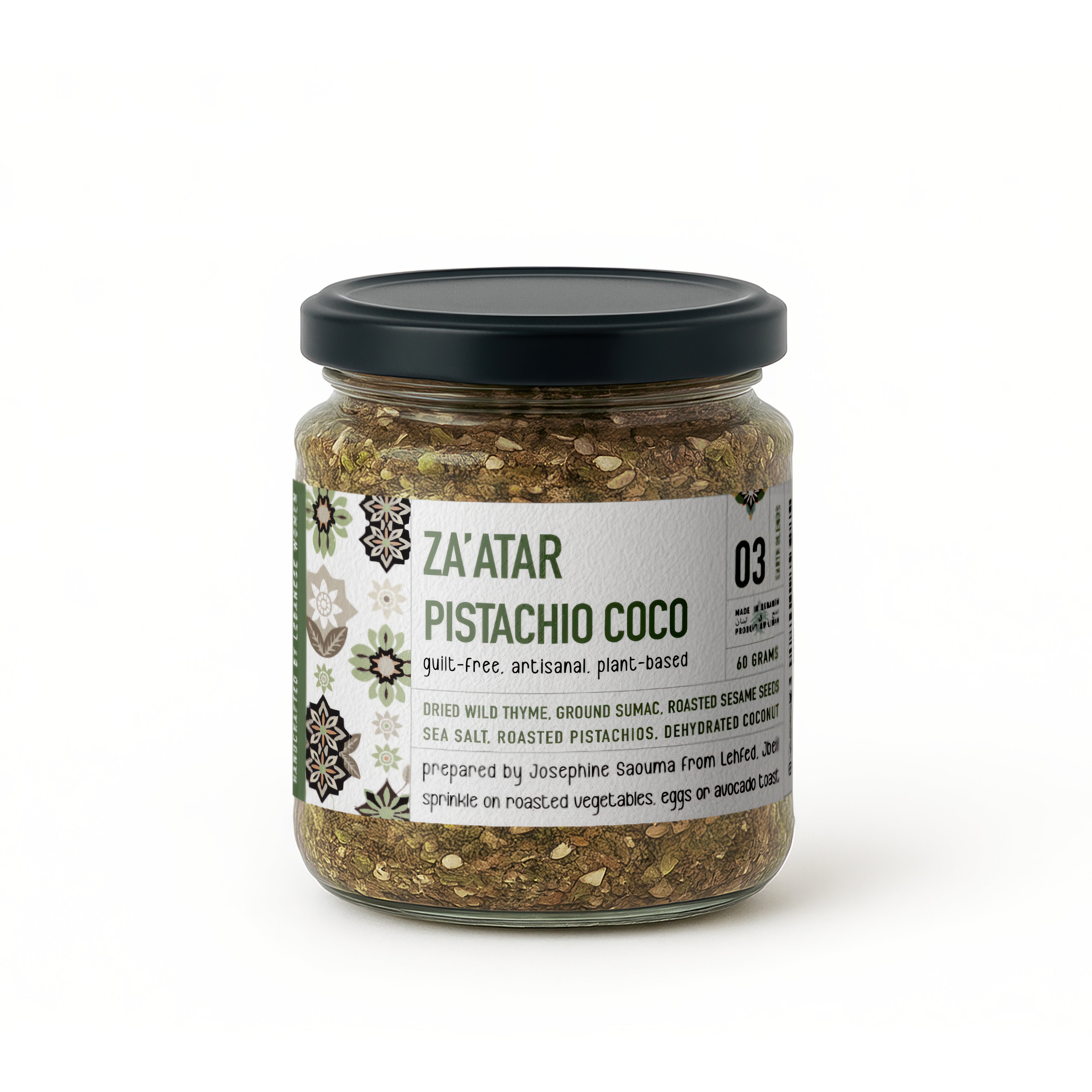 Za'atar Pistachio Coconut