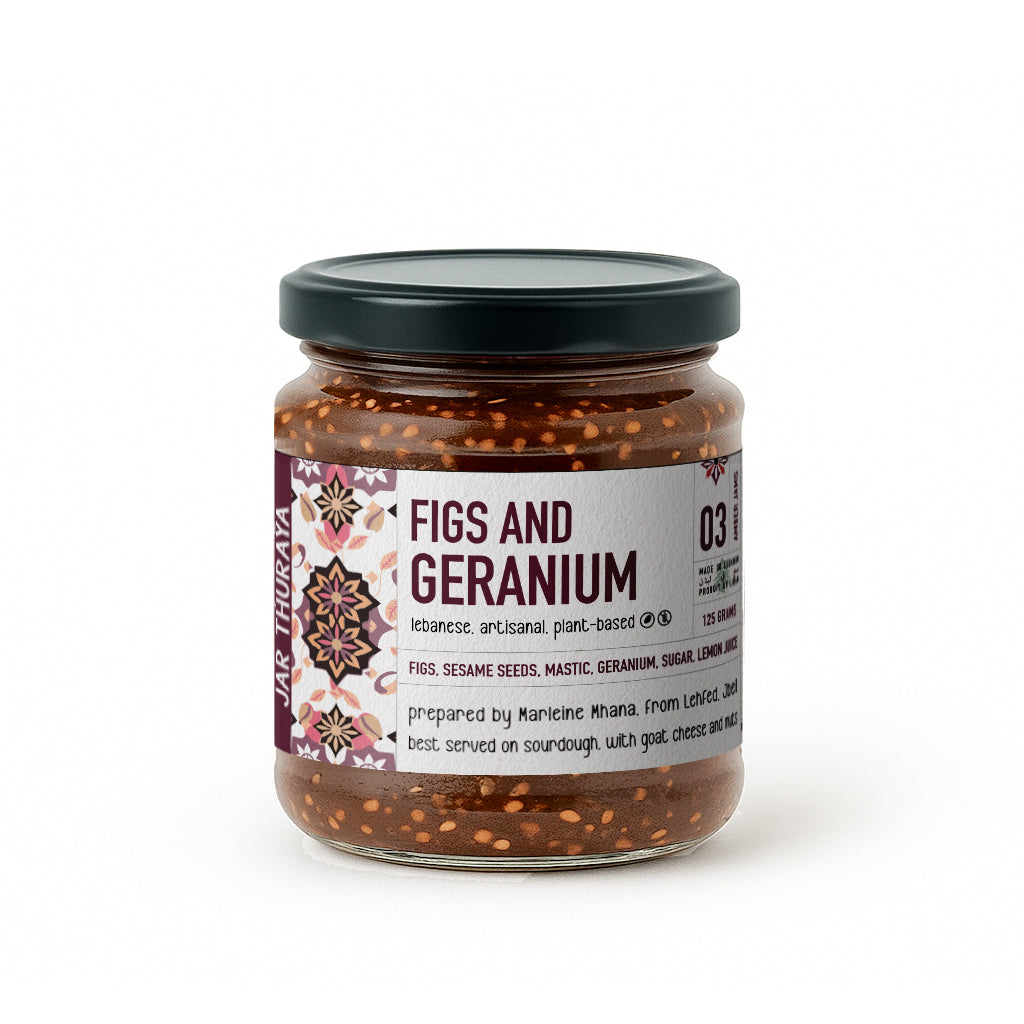 Red Fig Mastic Geranium Jam