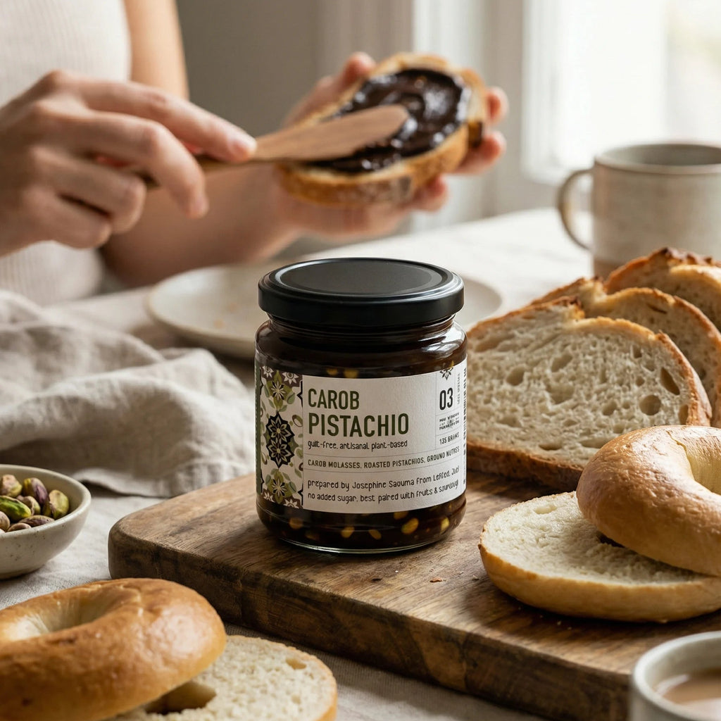 Carob Pistachio Spread